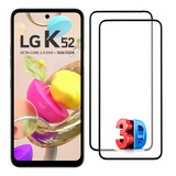 Em Dobro Película Vidro Impacto 3d Compatível LG K42 K52 K62