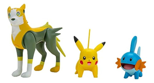 Figuras Batalla Mudkip Pikachu Boltund Juguete Pokemon ;o