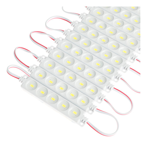 Modulo De 5 Led Dc12v Blanco 6500k Inyeccion 5 Led Modulo 1.