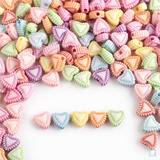 145 Mostacillas Corazones Pastel 25gr Bijou Pulsera