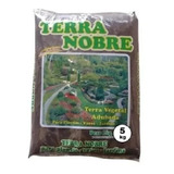 Terra Vegetal Adubada Nobre - Kit Com 8 Unidades De 5kg