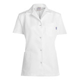 Chaqueta Dama Sanitaria Lisa Blanca Jacques Leclear