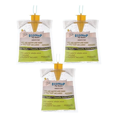 Mata Moscas Trampa Para Moscas Cebo Atrayente Sin Veneno 3pz | MercadoLibre