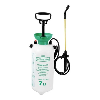 Bomba Fumigadora Aspersor Rociador Pulverizador 7 L Lion Color Blanco | MercadoLibre