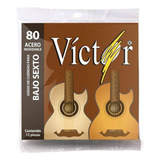 Victor 2500448 Cuerdas Bajo Sexto Acero Inoxidable