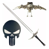 Espada The Punisher - O Justiceiro Aço Inox Com Suporte