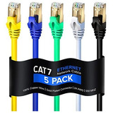 Cable Ethernet Cat 7 De 6 Pies - Internet De Alta Velocidad