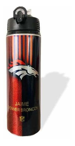 Cilindro Para Agua Diseño Denver Broncos