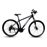 Mountain Bike Trinx Majestic M116 Pro R29 Frenos De Disco Mecánico Shifter Shimano St-ef41 Color Negro/rojo Con Pie De Apoyo  