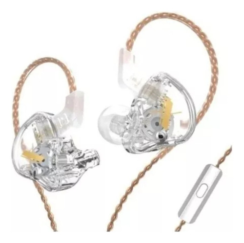 Kz Edx Audífonos In Ear Con Mic (transparentes)