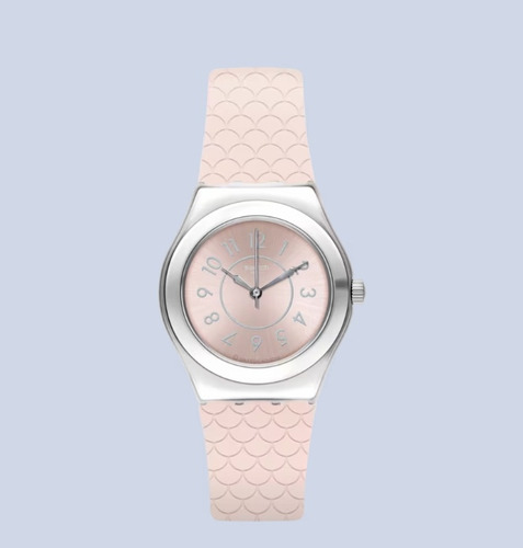 Reloj Rosa Y Plata Swatch By Coco 