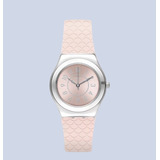 Reloj Rosa Y Plata Swatch By Coco 