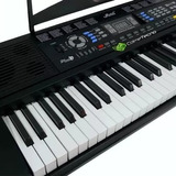 Teclado De Piano Mustar, Piano Eléctrico De 61 Teclas