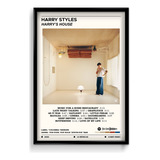 Quadro Decorativo Harry Styles Álbuns Spotify