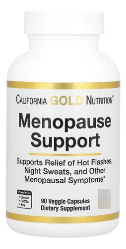 California Gold Nutrition Apoyo A La Menopausia 90 Caps Sfn