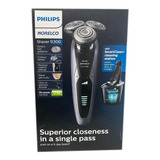 Barbeador Elétrico Recarregavel Philips Norelco Shaver 9300 Cor Preto 110v