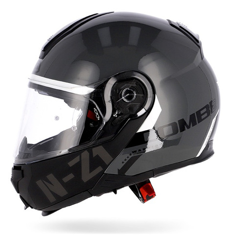 Casco Rebatible Moto Nzi Combi 2 Duo Shock Doble Visor