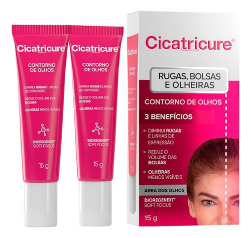 Kit Cicatricure Contorno Dos Olhos Creme De Olheiras E Rugas