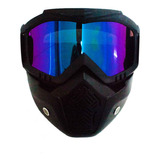 Máscara Óculos Motociclista Motocross Moto Bike Capacete