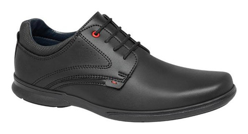 Zapato Casual Choclo Agujeta Mirage 908 Negro Para Junior