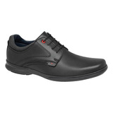 Zapato Casual Choclo Agujeta Mirage 908 Negro Para Junior