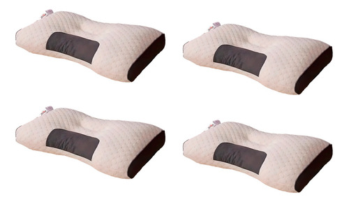 Pack De 4 Almohada De Masaje 3d Spa Soporte Al Cuello Mejora