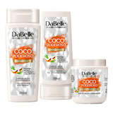 Kit Dabelle Hair Intense Coco Poderoso Basic 400g (3 Produto