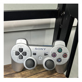 Control Para Playstation 3 Original Ps3 Gris Silver Plateado