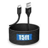 Cable Usb C Largo Etguuds De 15 Pies, Cable Usb 2.0 A Usb...