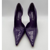 Zapatos De Tacón Aldo, De Piel/charol Color Morado