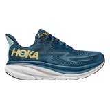 Tenis Running Hoka Clifton 9 Azul Hombre 1127895mobs