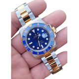 Reloj  Compatible Con No Rolex Submariner Bitono Blue
