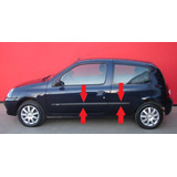 Renault Clio Ii 3p. Baguetas Laterales (4 Piezas) 2000/2012