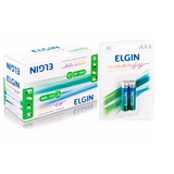 40 Pilha Alcalinas Aaa Elgin Energy Lr3 1,5v Palito Promoção