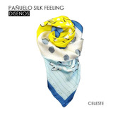 Pañuelo Silk Feeling / 70x70 / Tricolor