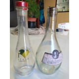 2 Botellas De Vidrio Vacías Para Lemoncello