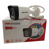 Camara Bala Ip Hikvision 2mpx Con Microfono Smart Light