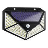 Foco Solar Led Exterior 100 Led Con Sensor De Movimiento 