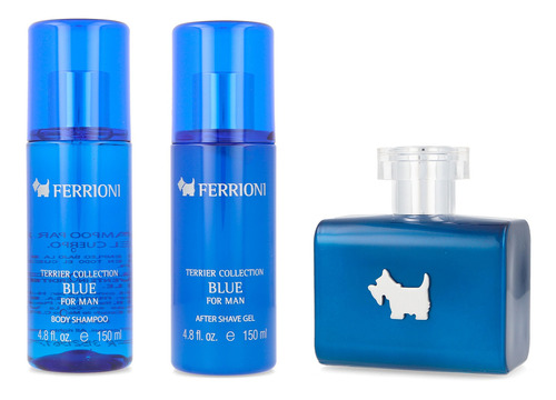 Set Ferrioni Blue Terrier 3pzs