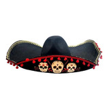 Gorro Sombrero Mexicano Catrina Calaveras Cotillón Activarte