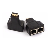 Extensor Hdmi Por Cable De Red Cat 5e/6 Hasta 30m