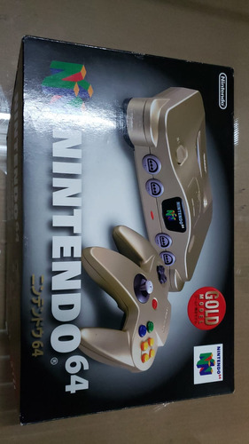 Nintendo 64 Gold Model Edition Japones Fotos Do Produto