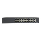 Switch 16 Puertos Poe 10/100 + 2 Puertos Gigabit Longse