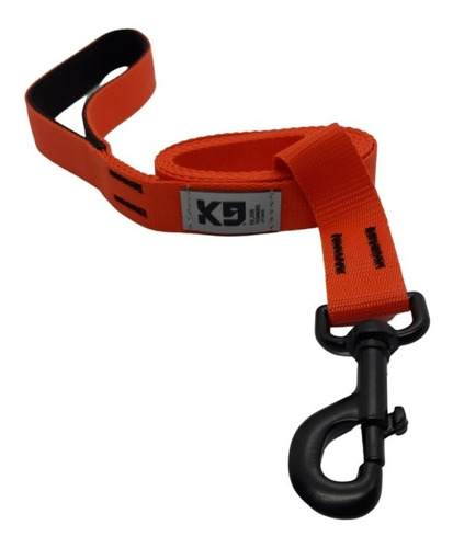 Correa De Perro 1,5 Mts K9 Urban Black Adiestramiento, Paseo