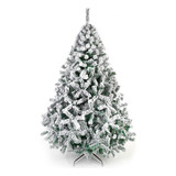 Arbol Navidad Naviplastic Pino Aspen Verde Nevado No7 220cm