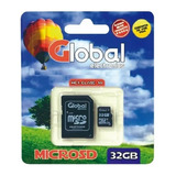 Microsd 32 Gb + Adaptador Global Electronics Clase 10