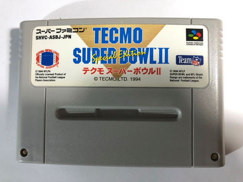 Juego Nintendo Super Famicom Temco Super Bowl Ii