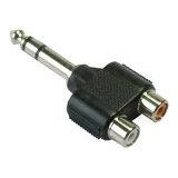 Adaptador Plug 6,5 Estereo Mach A 2 Rca Hemb