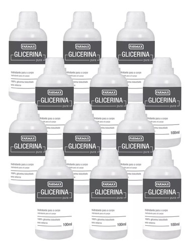 Hidratante Corporal Glicerina Pura Farmax 100ml (c/12)