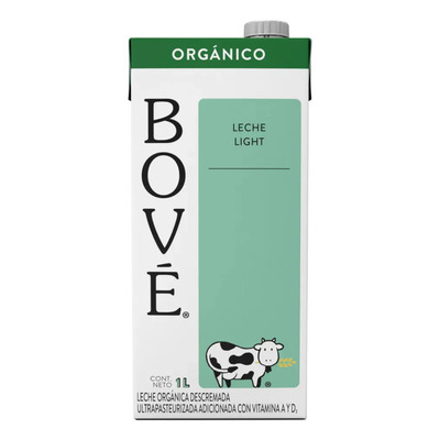 Leche Bové Descremada Organica 1L | MercadoLibre